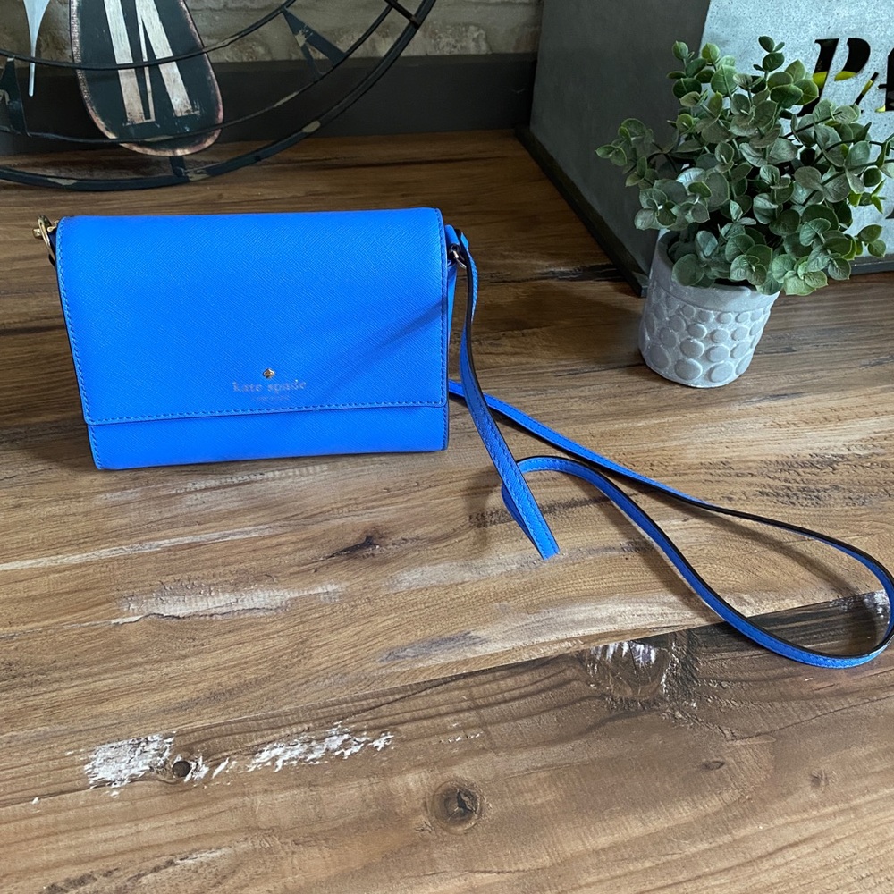 Kate Spade New York blue violet crossbody